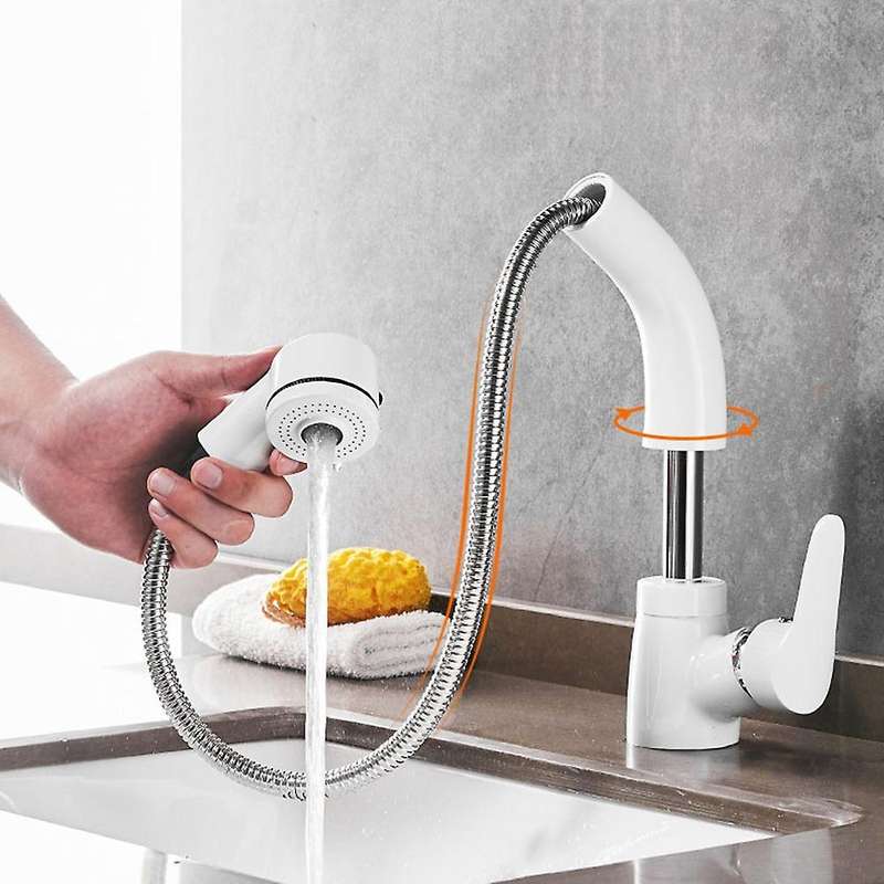 Basin Faucet Brass Mixer Tap Hot & Cold Water Bathroom Faucet-gold