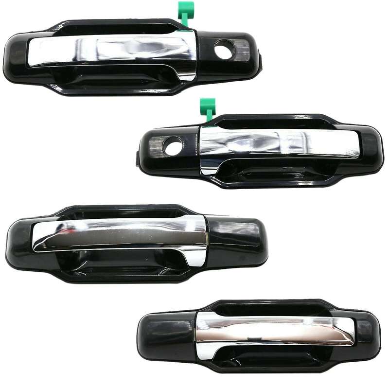 4pcs Exterior Door Handle for Kia Sorento Front Left/right Silver