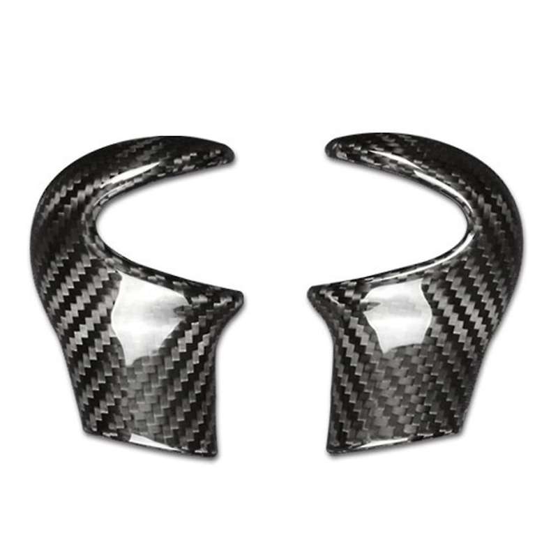 Real Carbon Fiber Interior Trim Car Gear Shift Cover Sticker for Mini
