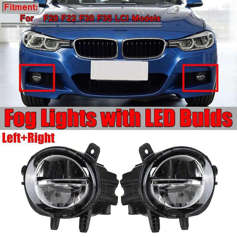 A Pair Car Front Led Fog Light For-bmw F20 F22 F30 F35 Lci W