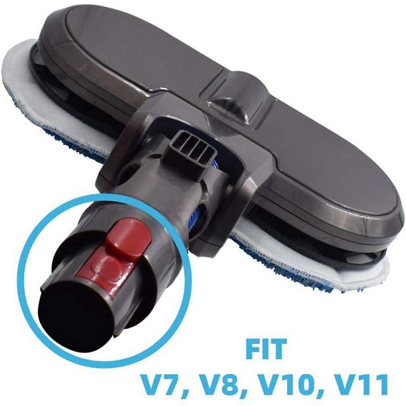 Electric Mop Brush Head with 3 Pairs Of Mop Pads