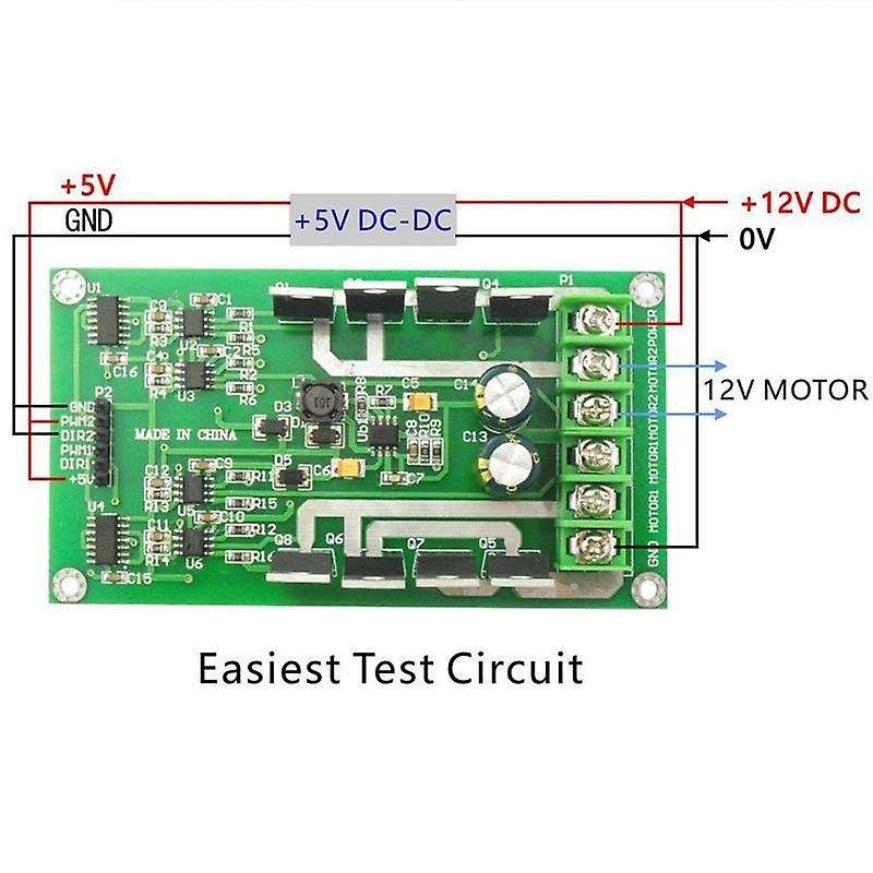 H-bridge Dc Dual Motor Driver Pwm Module High Power Control Board