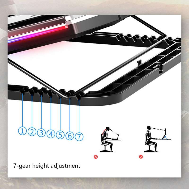Notebook Radiator for 12-17 Inch Laptop Cooling Pad Laptop Stand