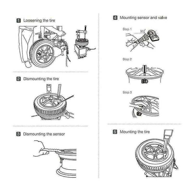 6887140-01 Tire Pressure Sensor Tpms 36106887147 36106872774