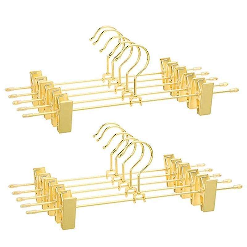 Trouser Hangers Made Of Metal, 10 Pieces, Clothes Hangers, 30.5cm-2
