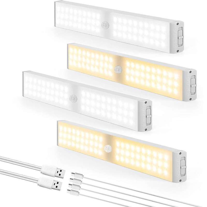 Wardrobe Light-60 Led Somatosensory Bulbs Mode-4 with Usb Data Cable