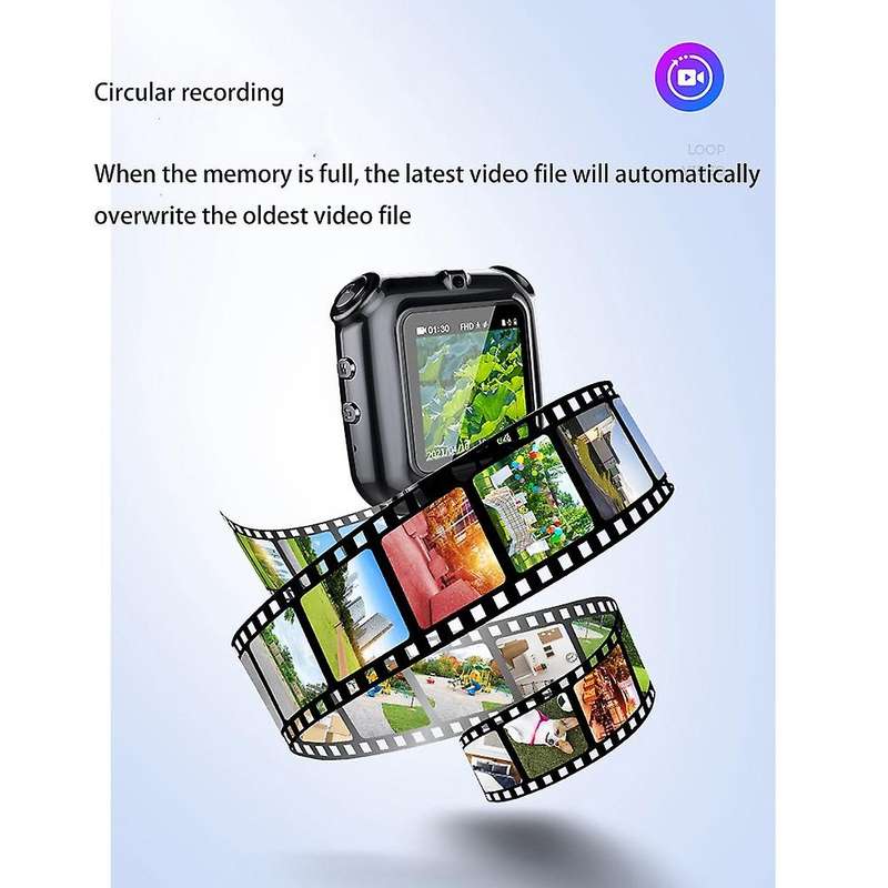 Mini Camera with Display 1080p Hd Video Voice Recorder Camera 32g