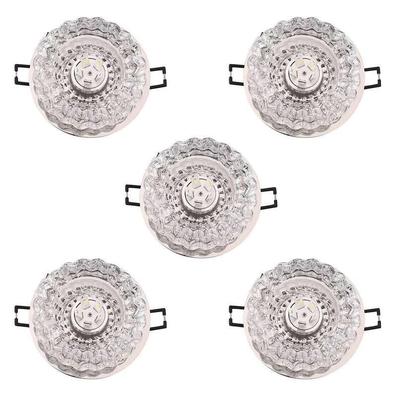 5x Aisle Flush Led Ceiling Lamp Living Room Lights Cool White 5w