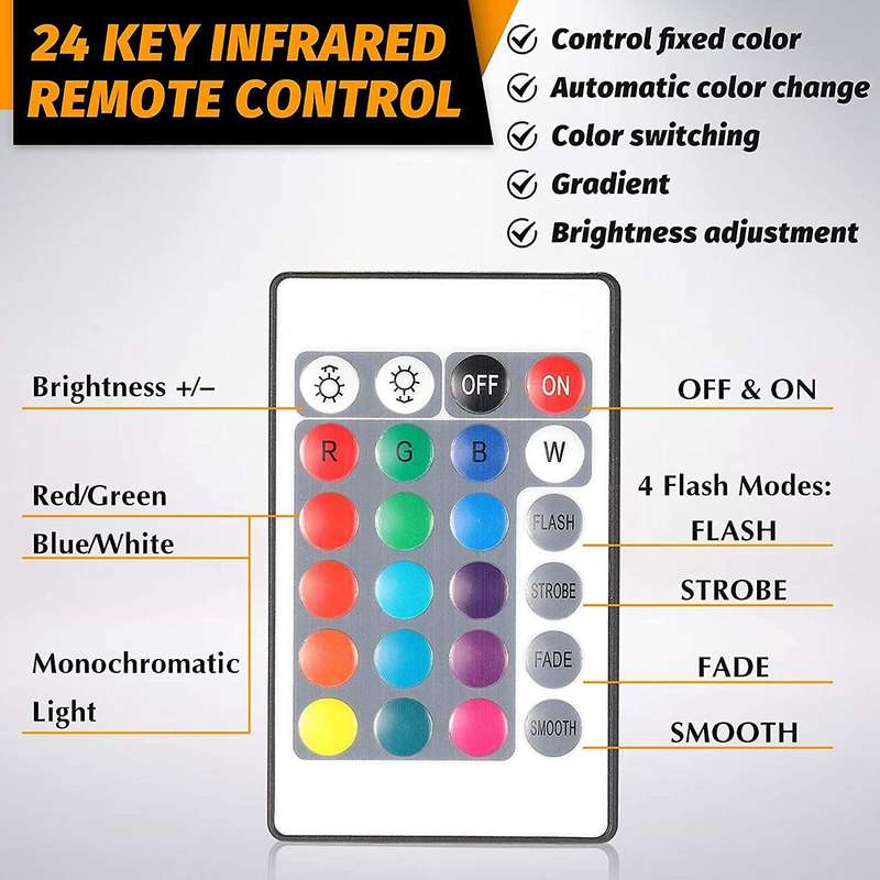 3d Night Led Light Lamp Base 16 Colors Led Light Display Base
