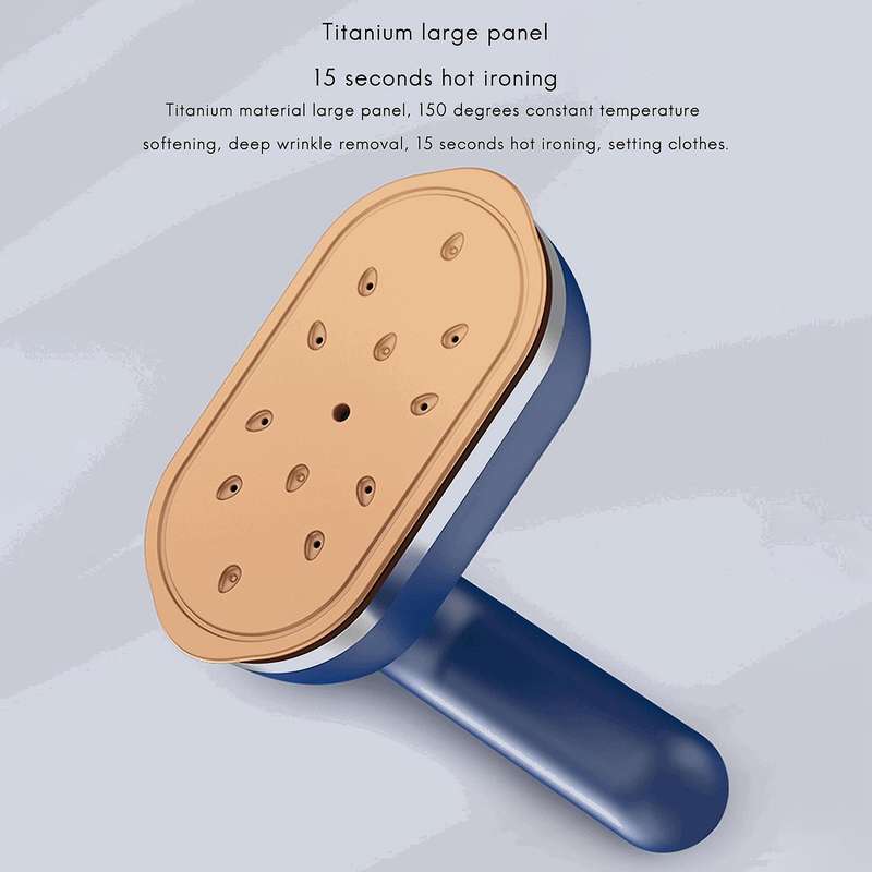 Steam Iron Handheld Wet & Dry Garment Steamer Home Travelling Eu Plug