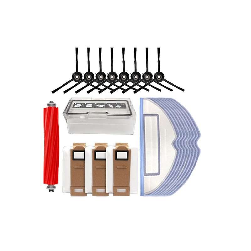 23pcs for Roborock G10/t7splus Side Brush Filter Screen Rag Dust Box