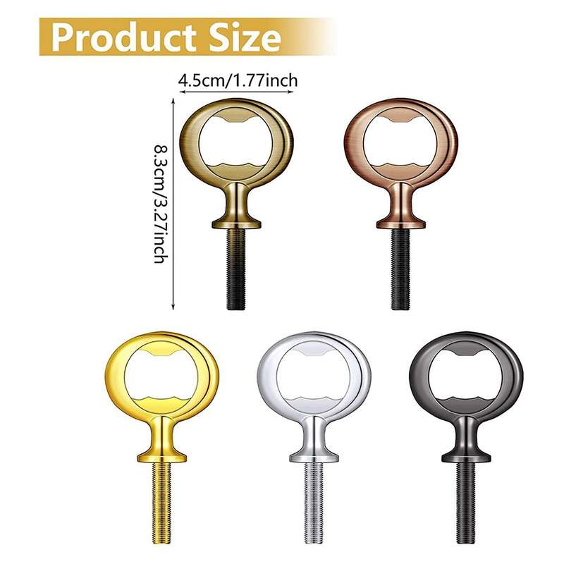 30pcs Bottle Opener Blanks Stainless Steel Bottle Opener Inserts Kit