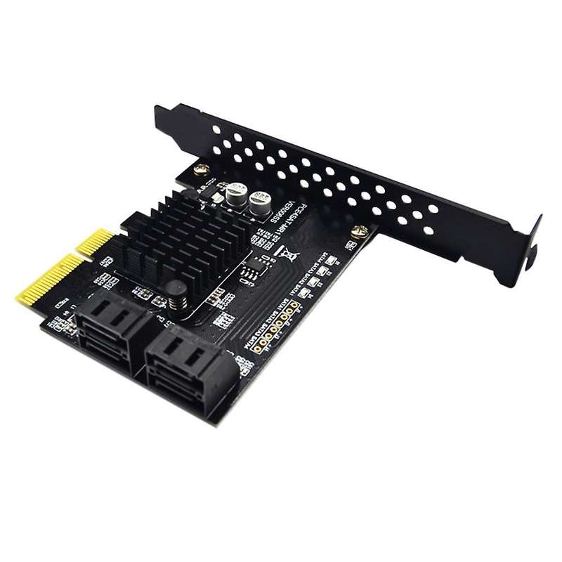 Sata Pci-e4 Ports Expansion Card Sata Controller Card Pci to Sata 3.0