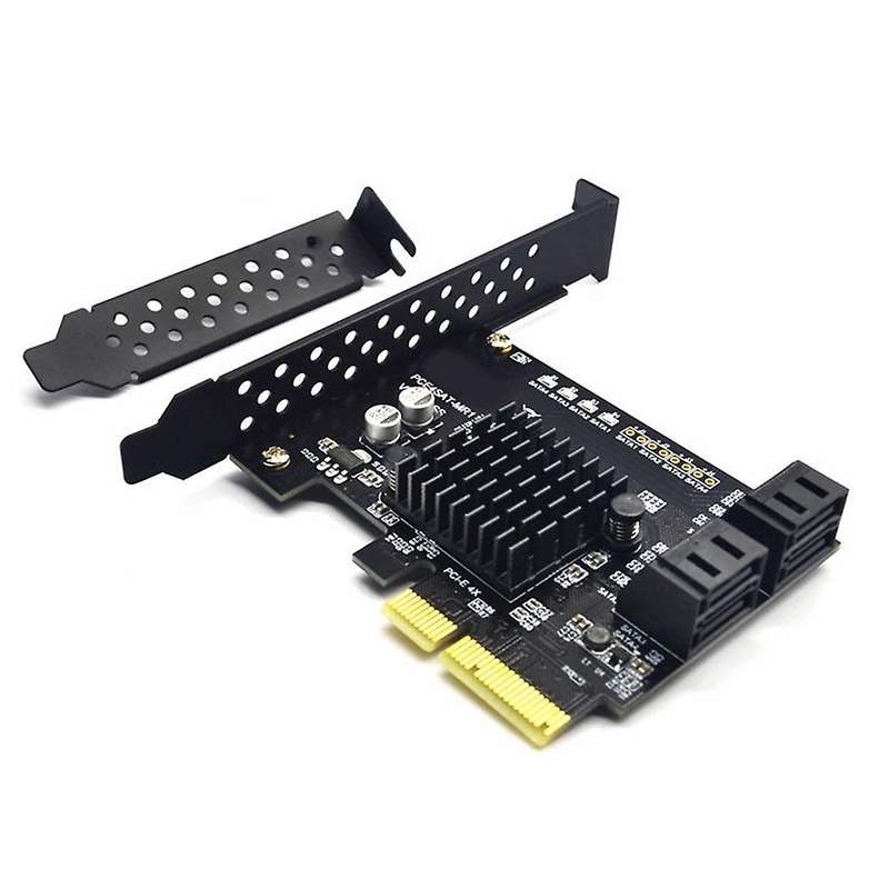 Sata Pci-e4 Ports Expansion Card Sata Controller Card Pci to Sata 3.0