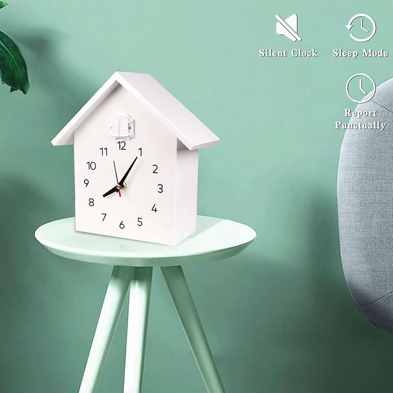 Quartz Wall Clock Modern Bird Hanging Watch Decoration Alarm Clocks D