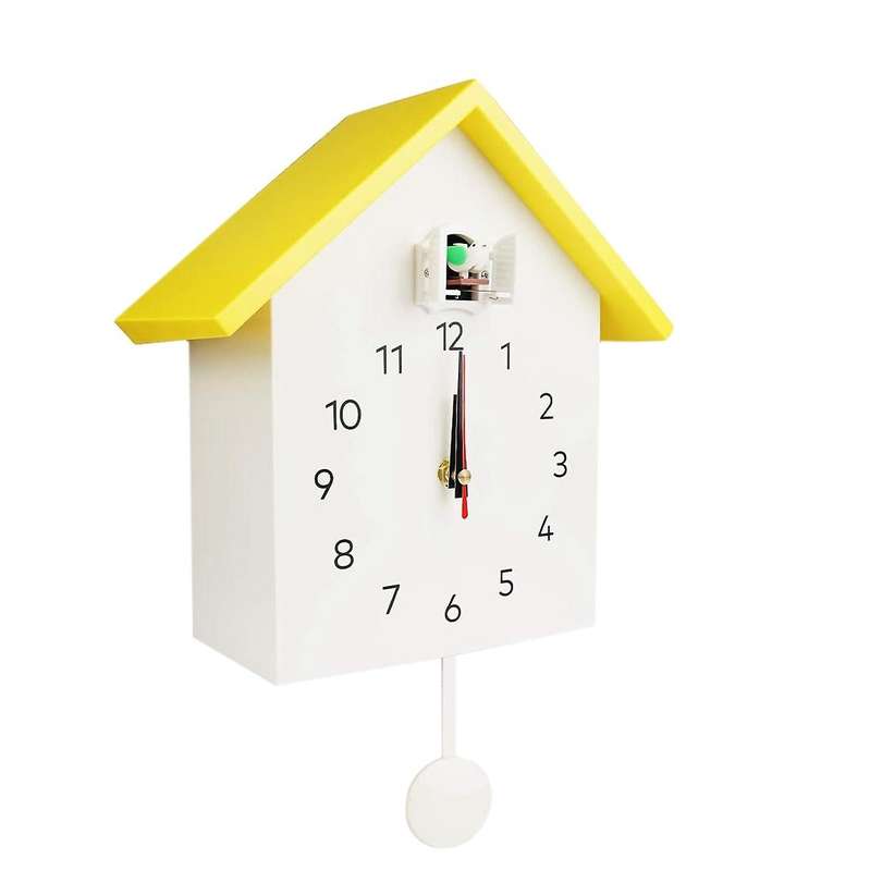 Quartz Wall Clock Modern Bird Hanging Watch Decoration Alarm Clocks A