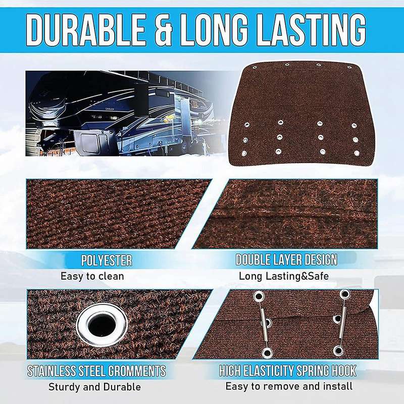 Rv Step Rugs Stairs Cover,carpet for 8-11inch Depth Rv Travel Trailer
