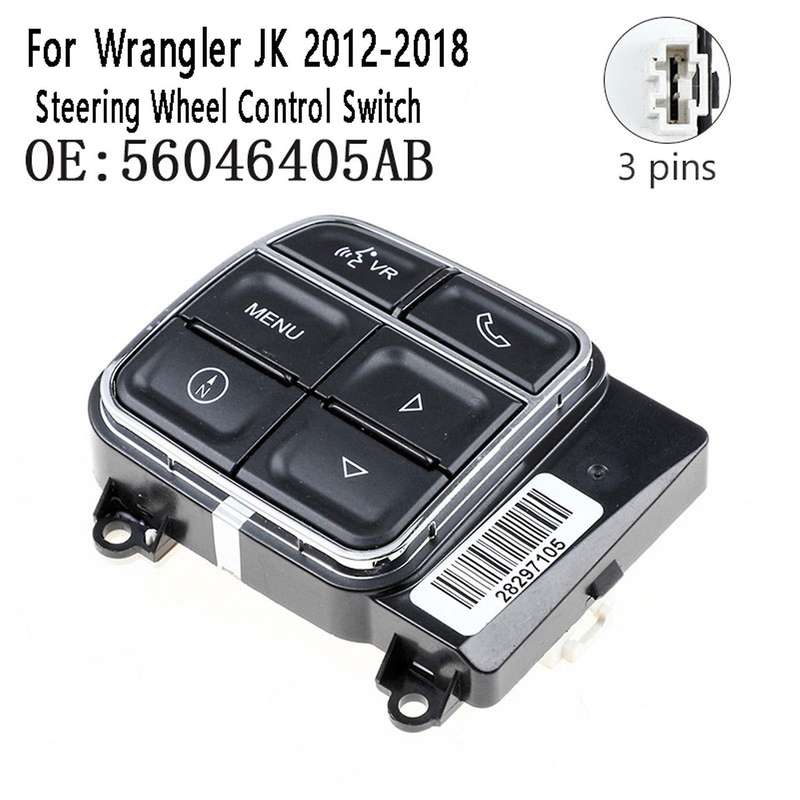 Steering Wheel Control Switch 56046405ab for Jeep Wrangler Jk