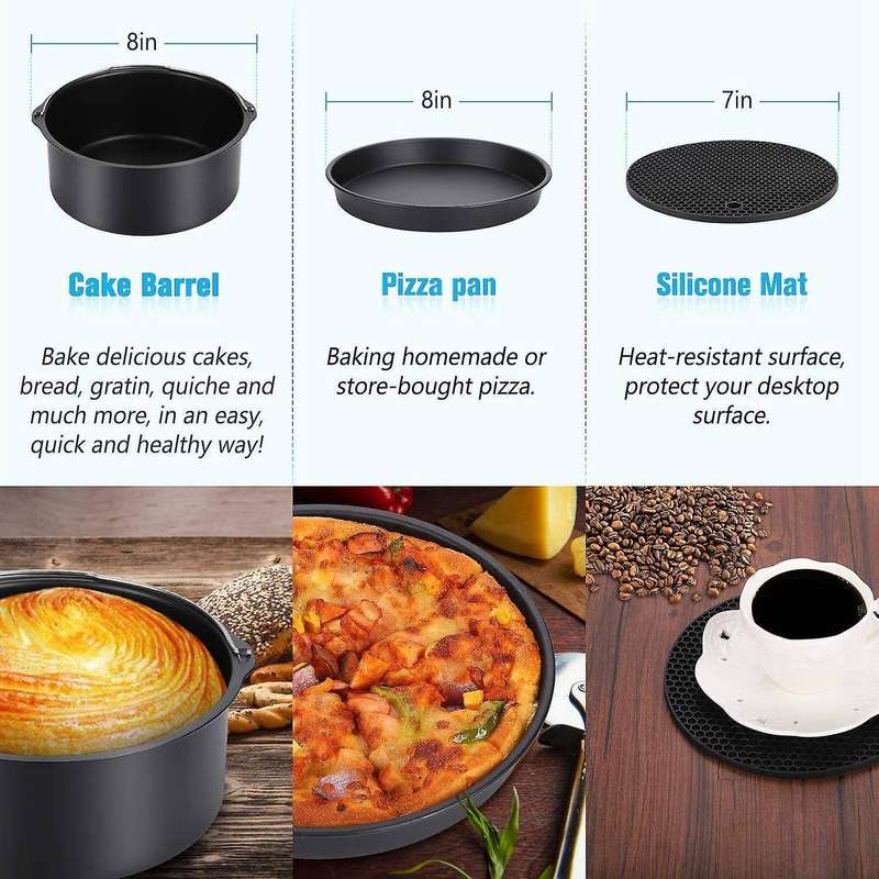 14pcs Air Fryer Accessories for Cosori Ninja Phillip