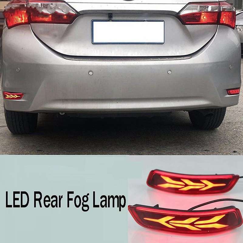 2pcs Drive Light+brake Light+turn Signal Indicator Reflector