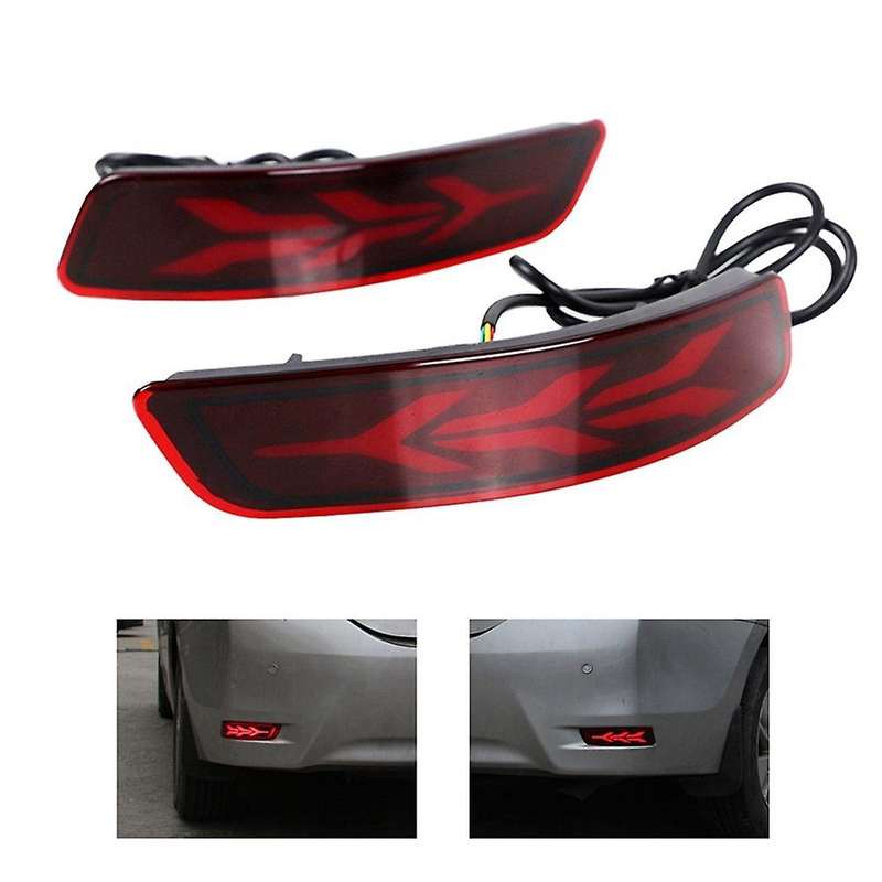 2pcs Drive Light+brake Light+turn Signal Indicator Reflector