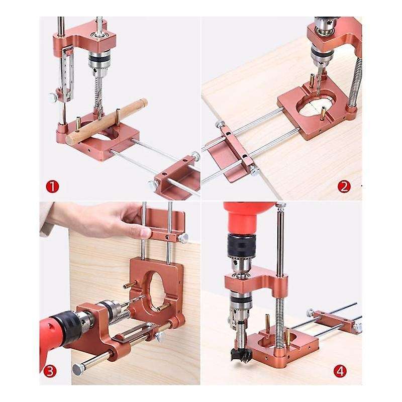 Drill Guide, Drill Locator Tool, Up to 2 Inch Holes,versatile Base