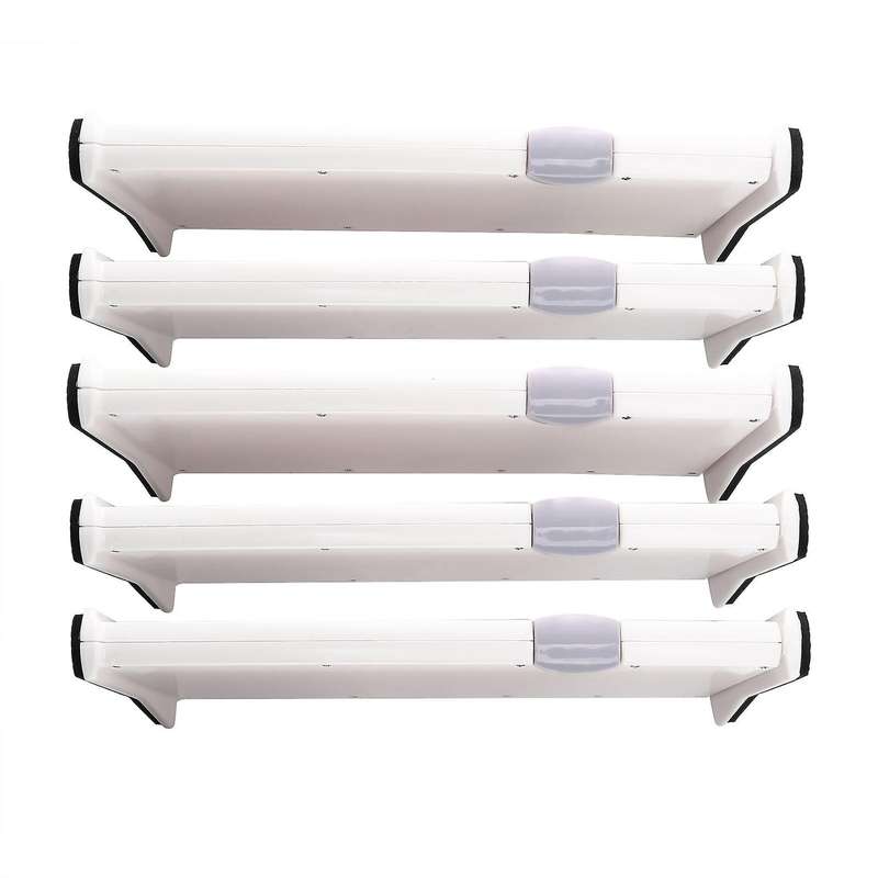 Drawer Dividers 5 Pack,adjustable 4 Inch High From 11-17 Inch