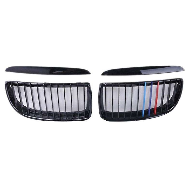 Front Hood Kidney Mesh Grills For-bmw 3 Series E90 E91 05-08 M Style