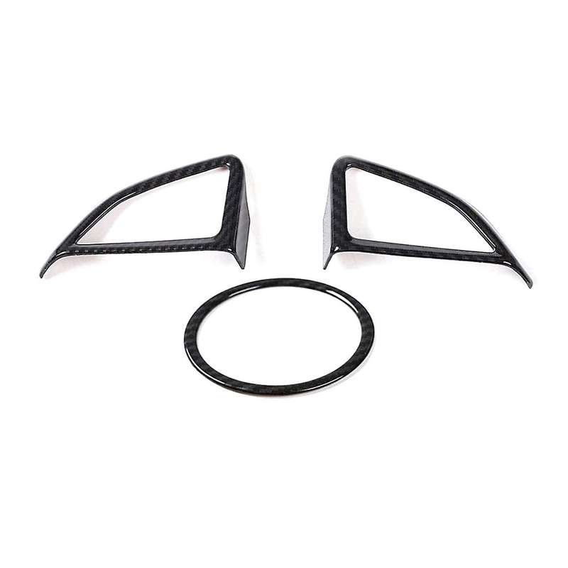 Steering Wheel Trim for Chevrolet Camaro 2017-21,carbon Fiber Pattern