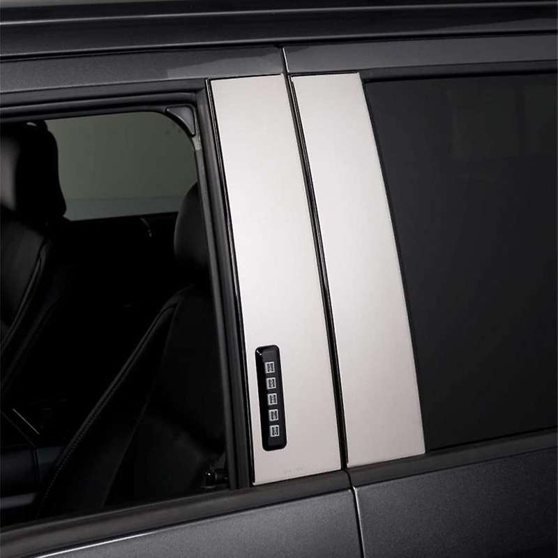 4pcs Car Window Pillar Cover for 15-19 Ford F-150 Super/supercrew Cab