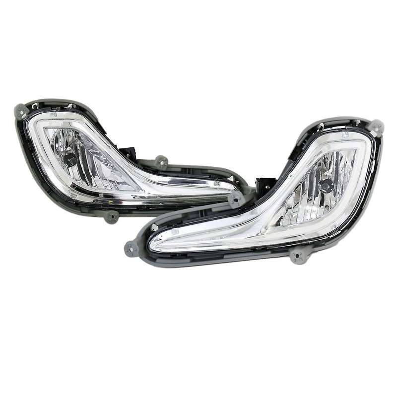 1 Pair Replacement Bumper Clear Lens Fog Light for Hyundai Accent