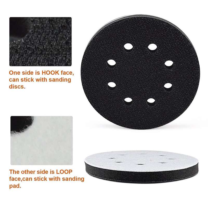 5inch Sandpaper 320 400 600 800 1000 1500 2000 3000 4000 with Pad