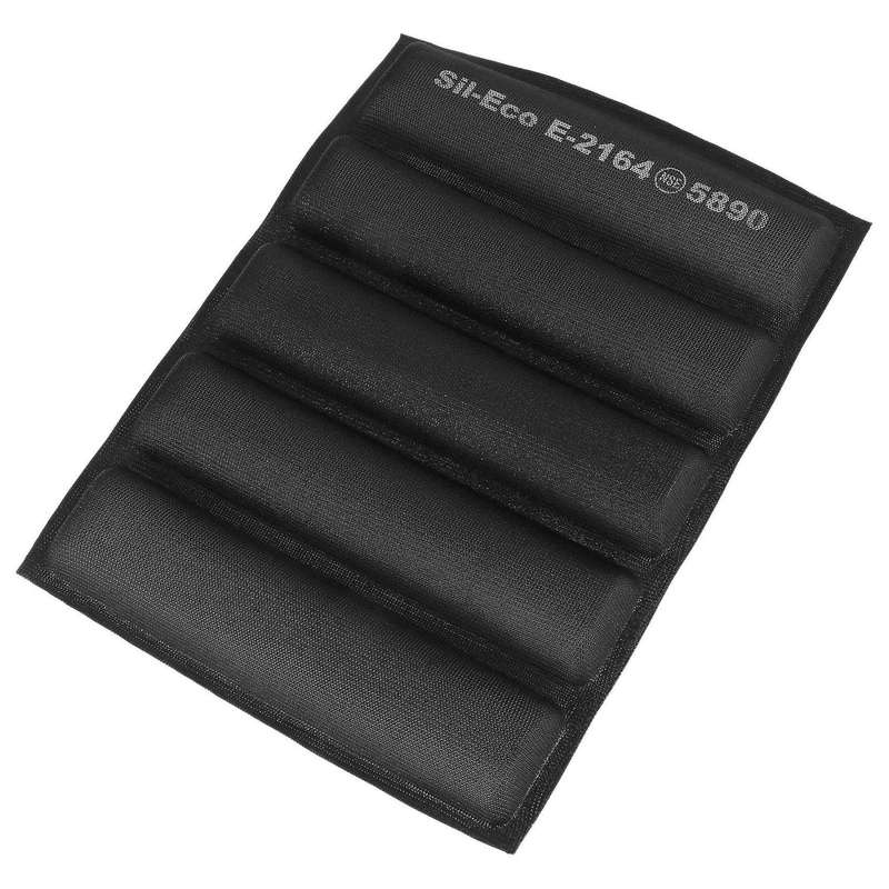 5x Silicone Baguette Pan - Hot Dog Molds, Baking Liners Mat Mould