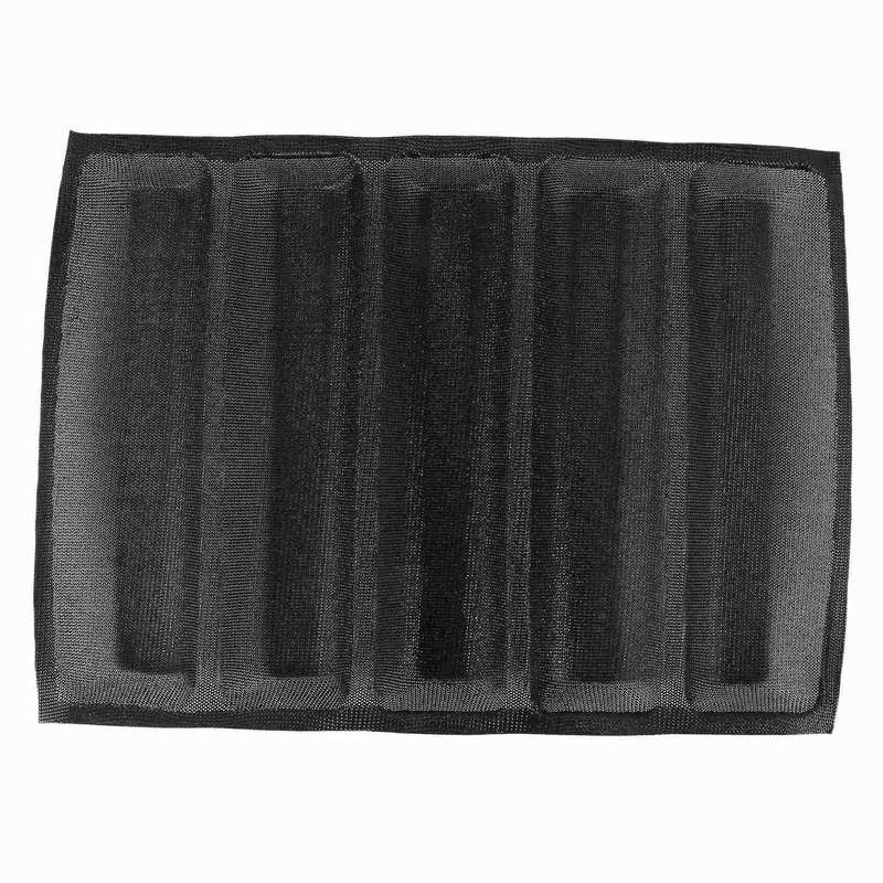 5x Silicone Baguette Pan - Hot Dog Molds, Baking Liners Mat Mould