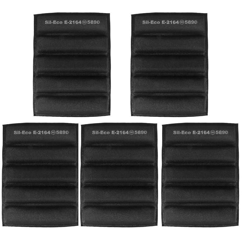 5x Silicone Baguette Pan - Hot Dog Molds, Baking Liners Mat Mould