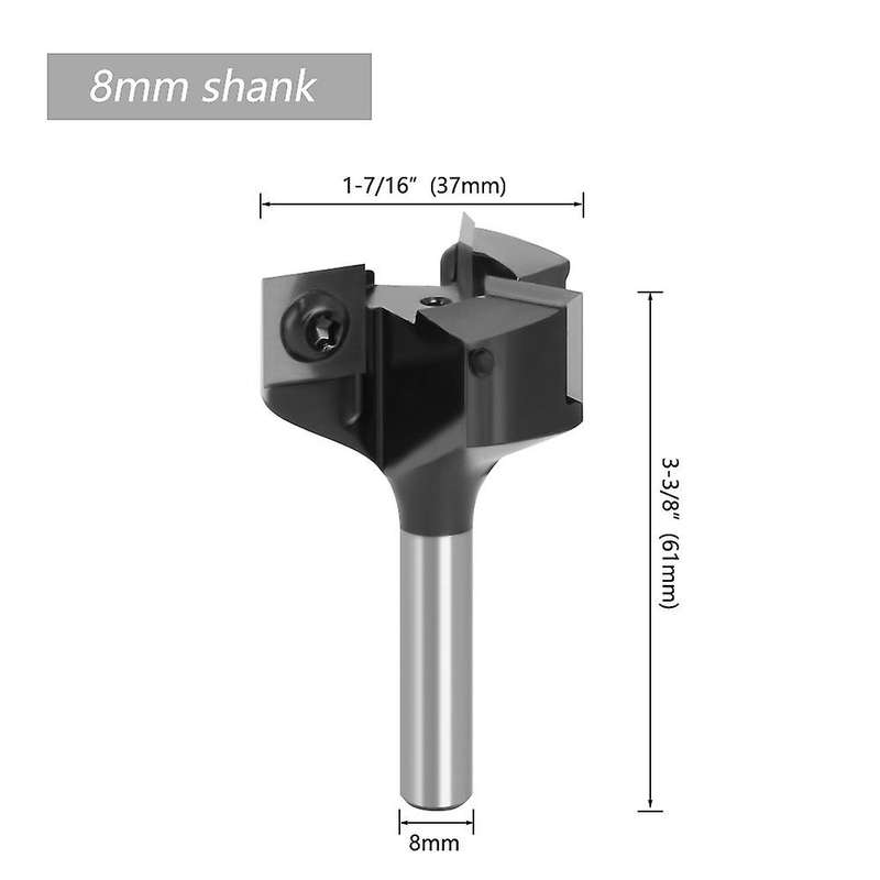 8mm Shank Planing Bits Spoil Board Cnc Surfacing Router Bits