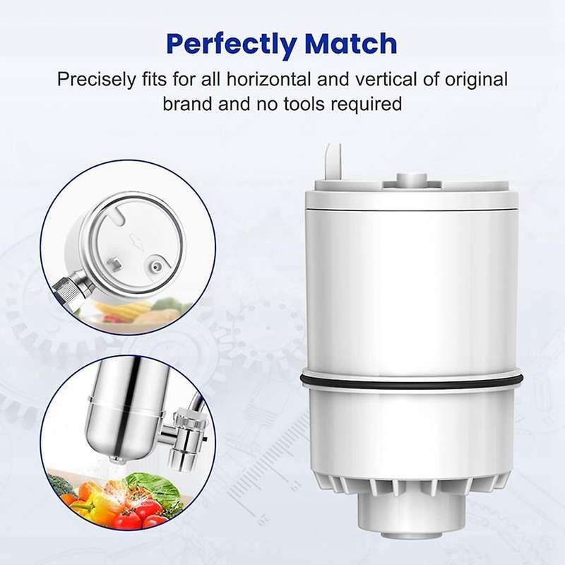 6 Pcs Faucet Filter Elements Water Filter Replacement