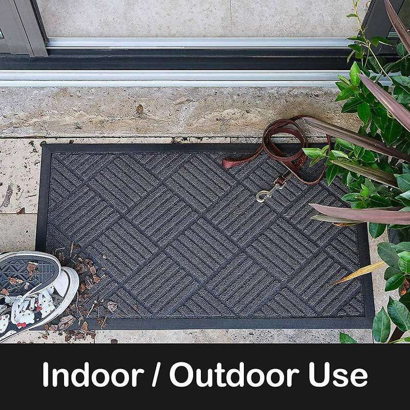 2 Pack Welcome Rug Doormat - Floor, Indoor Outdoor Entrance Mats