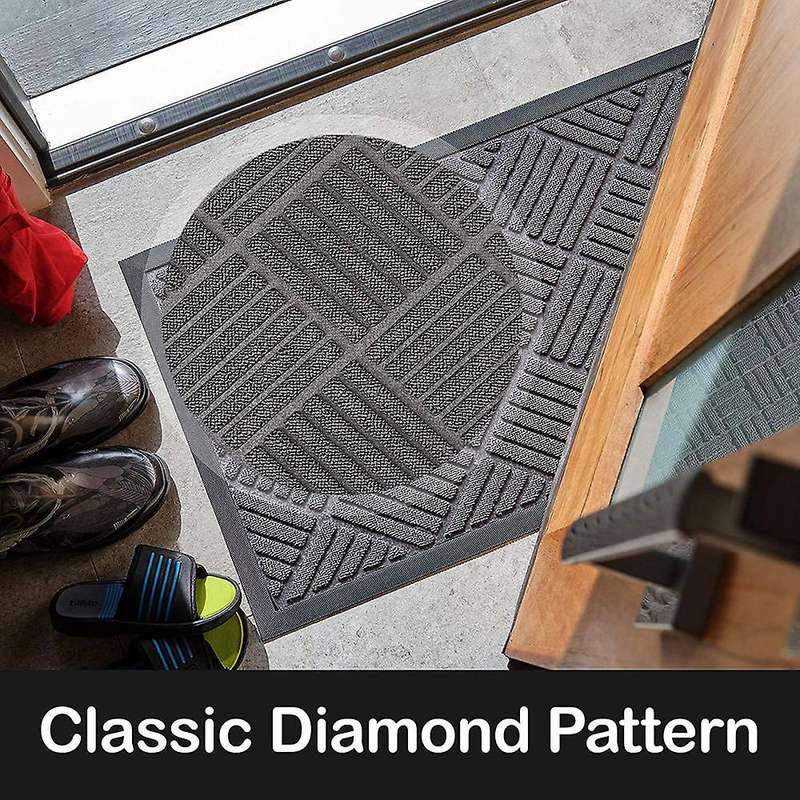 2 Pack Welcome Rug Doormat - Floor, Indoor Outdoor Entrance Mats