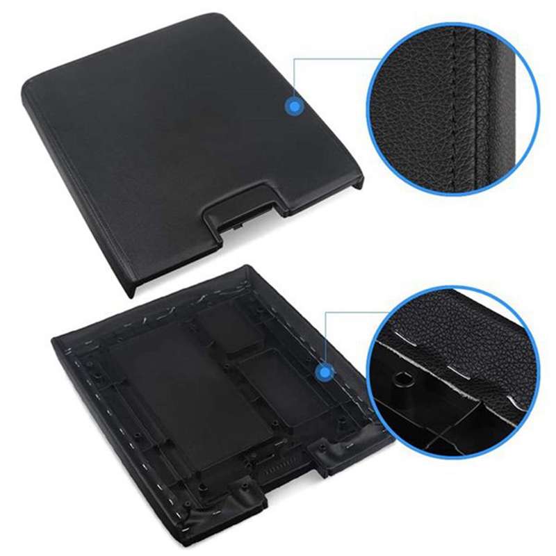 Center Console Lid Kit for Chevy Gmc 07-13 20864151 20864154 Black