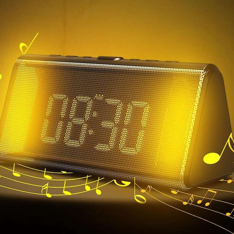 Wifi Alarm Clock Digital Usb for Bedrooms Work with Night Light