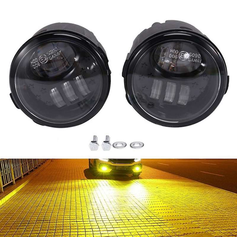1pair Car H11 Led Bulb Front Bumper Fog Lights Assembly B