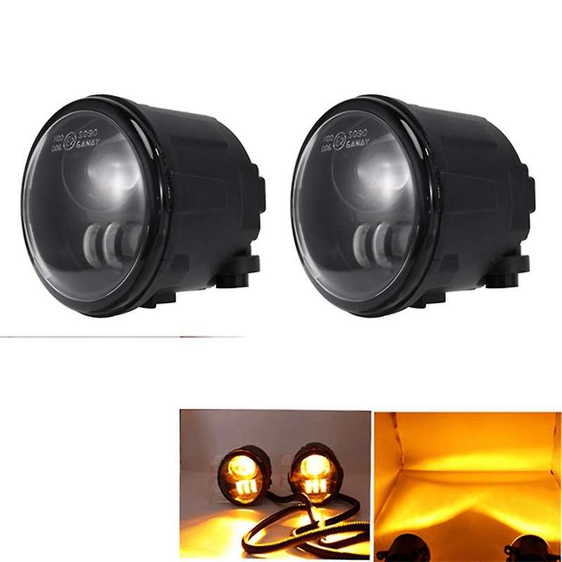 1pair Car H11 Led Bulb Front Bumper Fog Lights Assembly B