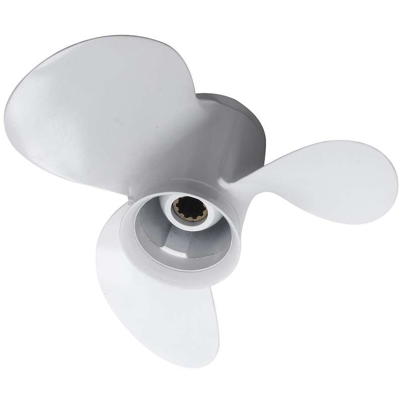 Propeller for Yamaha 20-30hp Aluminum Alloy 3 Blade Black 10 Spline