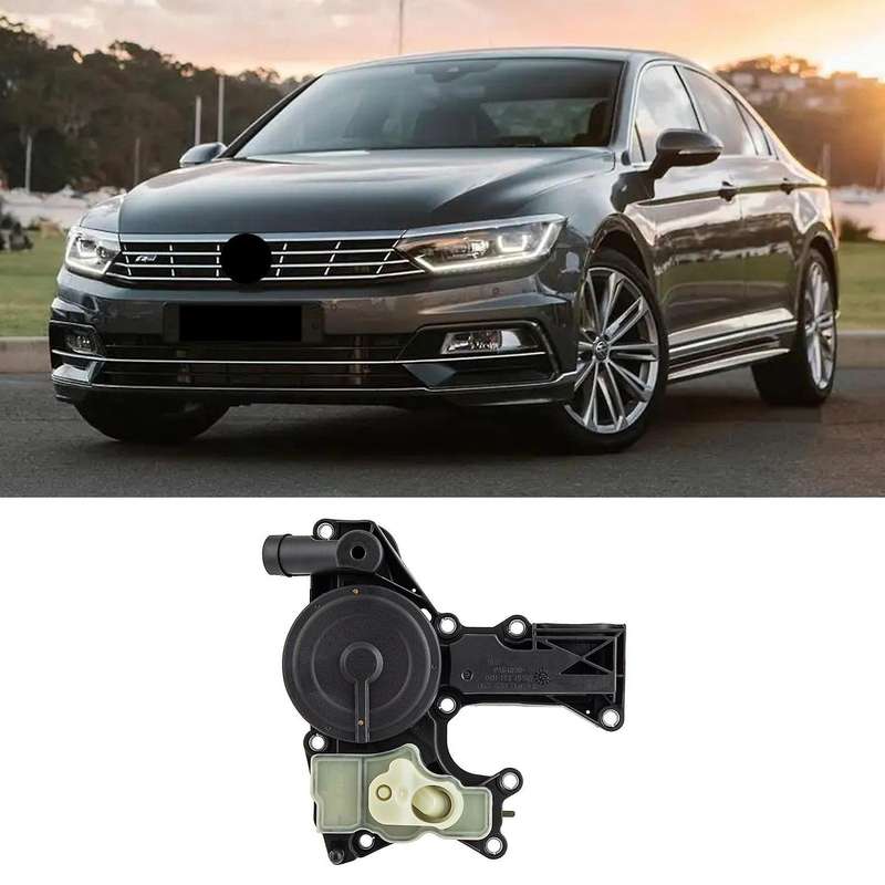 Oil Separator Pcv Valve with Shut-off Valve for Vw Golf Eos Passat A4