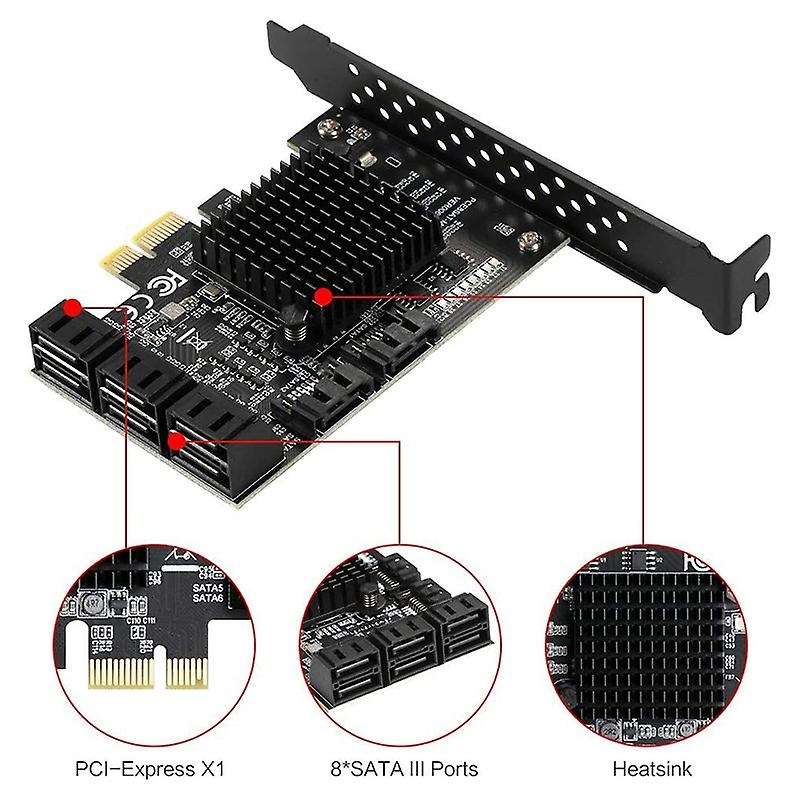 Sata 3 Pci Express Expansion Card Pci-e Sata Controller for Hdd Ssd