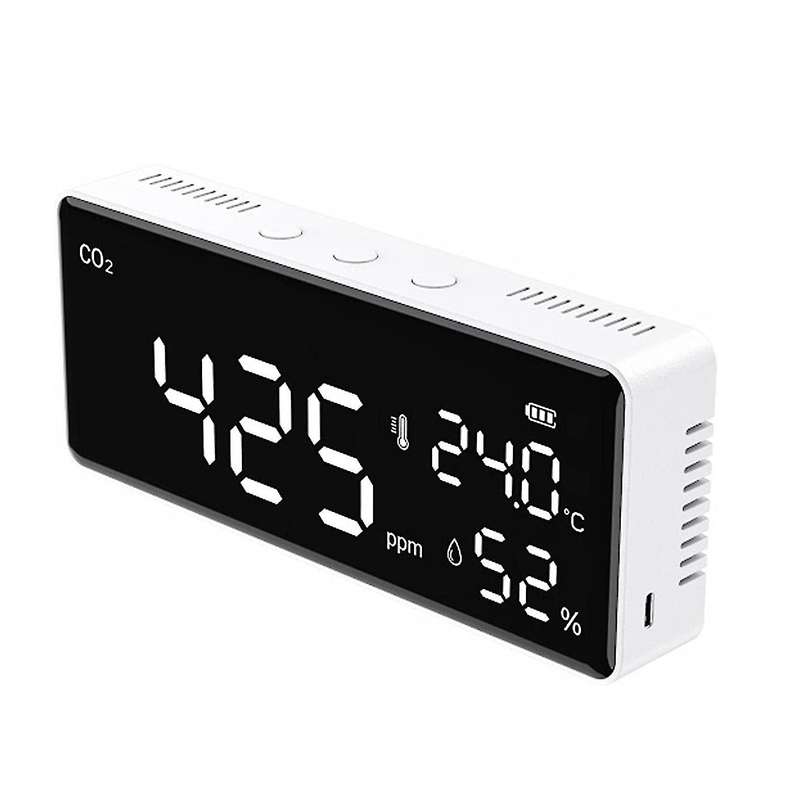 Intelligent Air Quality Detector Carbon Dioxide Temperature Monitor