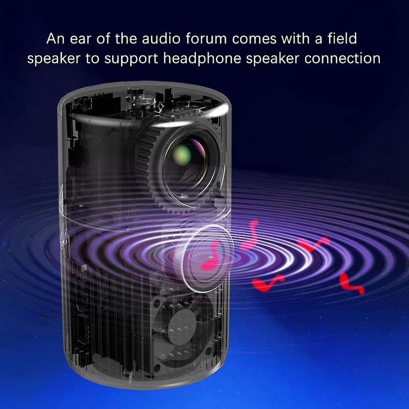 Yt400 Led Mobile Video Projector Home Theater (yellow-gray)-eu Plug