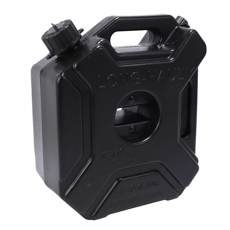5l Black Fuel Tank Motorcycle Spare Petrol Oil Tank with Lock & Key