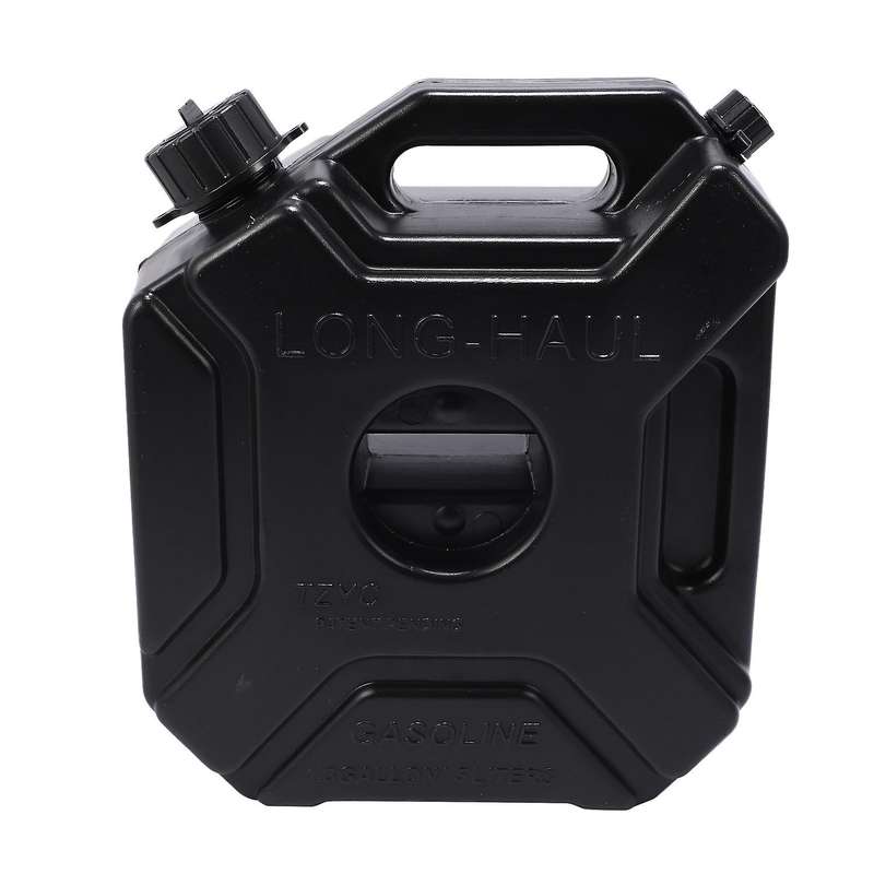 5l Black Fuel Tank Motorcycle Spare Petrol Oil Tank with Lock & Key